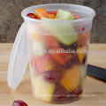 Paquete combinado de Deli Containers, recipientes de almacenamiento de alimentos a prueba de fugas con tapas, libre de BPA Clear Takeout apto para microondas, 8oz, 16oz, 32oz.